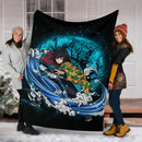 Tomioka Giyuu Demon Slayer Moonlight Premium Blanket Nearkii