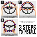 Rengoku Kyojuro Demon Slayer Anime Premium Custom Car Steering Wheel Cover 4 Nearkii