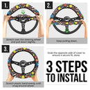 M&M Chocolate Steering Wheel Cover Nearkii