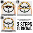 Looney Tunes Tweety Sylvester Premium Custom Car Steering Wheel Cover Nearkii