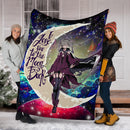 Anime Girl Soul Eater Love You To The Moon Galaxy Premium Blanket Nearkii
