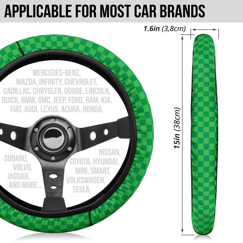 Caro Green Premium Car Steering Wheel Cover Nearkii