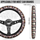Cute Kamado Nezuko Demon Slayer Anime Car Steering Wheel Cover 1 Nearkii