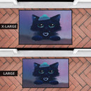 Cute Kitty Cat Digital Art Doormat Nearkii