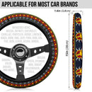 Thor Hammer Mjolnir Art Christmas Premium Custom Car Steering Wheel Cover Nearkii