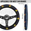 Pacman Funny Christmas Premium Custom Car Steering Wheel Cover Nearkii
