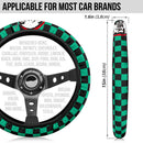 Tanjiro Demon Slayer Premium Car Steering Wheel Cover Style 1 Nearkii