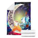 Pokemon Couple Latios Latias Love You To The Moon Galaxy Premium Blanket Nearkii