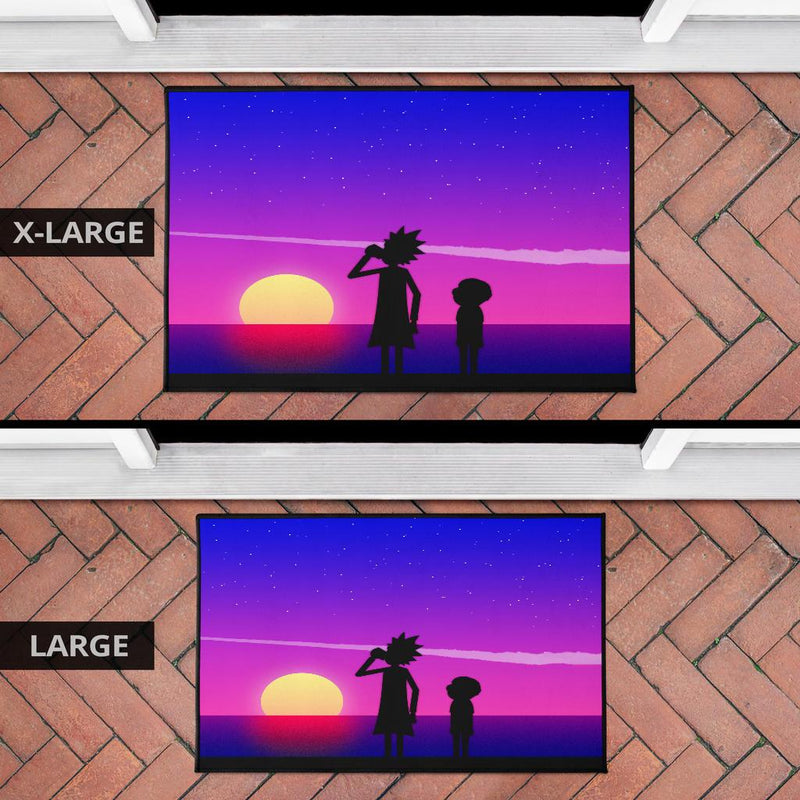 Rick And Morty Doormat Nearkii