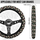 Unicorn Art Pattern Premium Car Steering Wheel Cover Nearkii