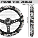 Gojo jujutsu kaisen anime Steering Wheel Cover Nearkii