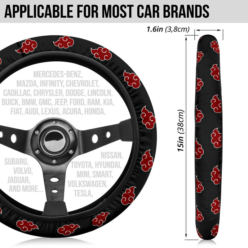 Akatsuki Cloud Premium Car Steering Wheel Cover Style 2 Nearkii