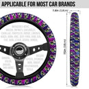 Giyu Tomioka Demon Slayer Anime Premium Custom Car Steering Wheel Cover 3 Nearkii