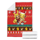 Gearzime Pokemon Christmas Blanket Ugly Fleece Amazing Gift Idea Nearkii
