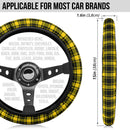 Black Yellow Caro Premium Car Steering Wheel Cover Nearkii