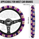 Doma and Akaza Demon Slayer Anime Premium Custom Car Steering Wheel Cover 1 Nearkii