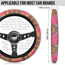 Mandalas Pattern Premium Car Steering Wheel Cover Nearkii