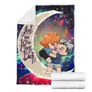 Bokuhina Love You To The Moon Galaxy Premium Blanket Nearkii
