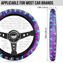 Pokemon Galaxy Glaceon Eevee Evolution Car Steering Wheel Cover Nearkii