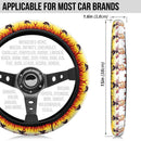 Rengoku Kyoxjuror Demon Slayer Anime Car Steering Wheel Cover 2 Nearkii