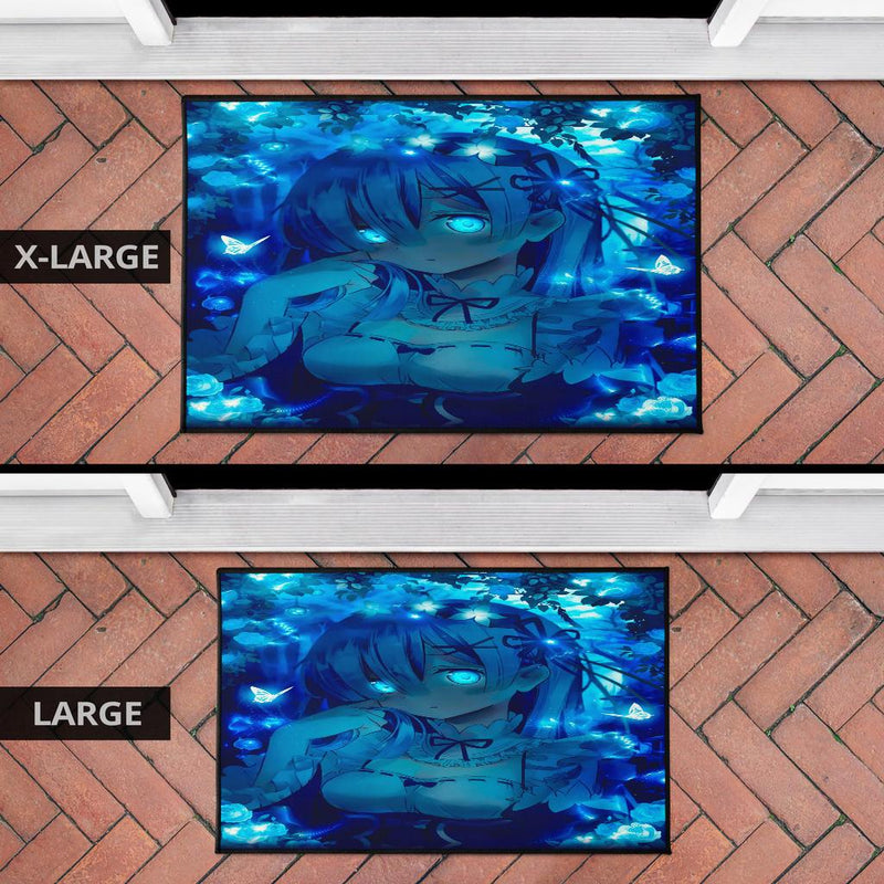 Rem Anime Girl Doormat Nearkii