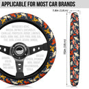 Koi Fish Premium Car Steering Wheel Cover Nearkii