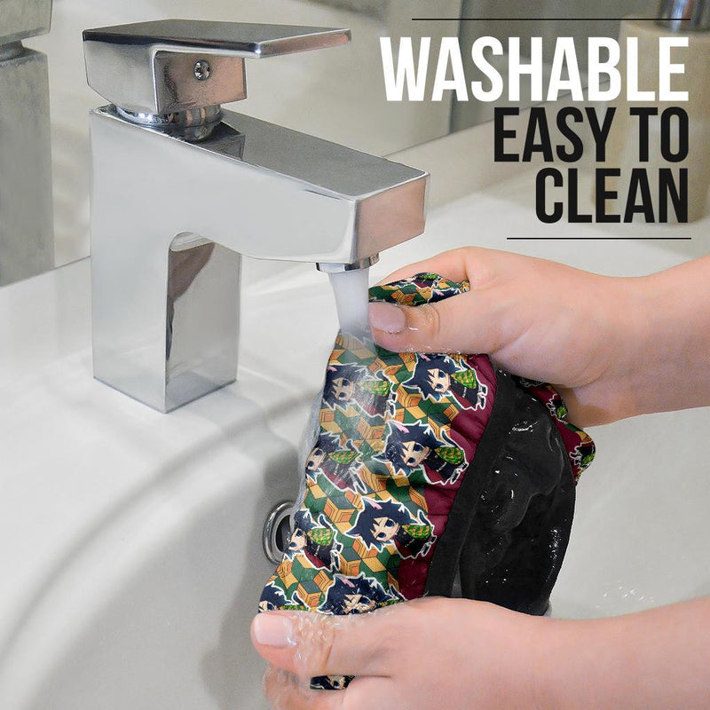 Giyu Tomioka Demon Slayer Anime Car Steering Wheel Cover 6 Nearkii