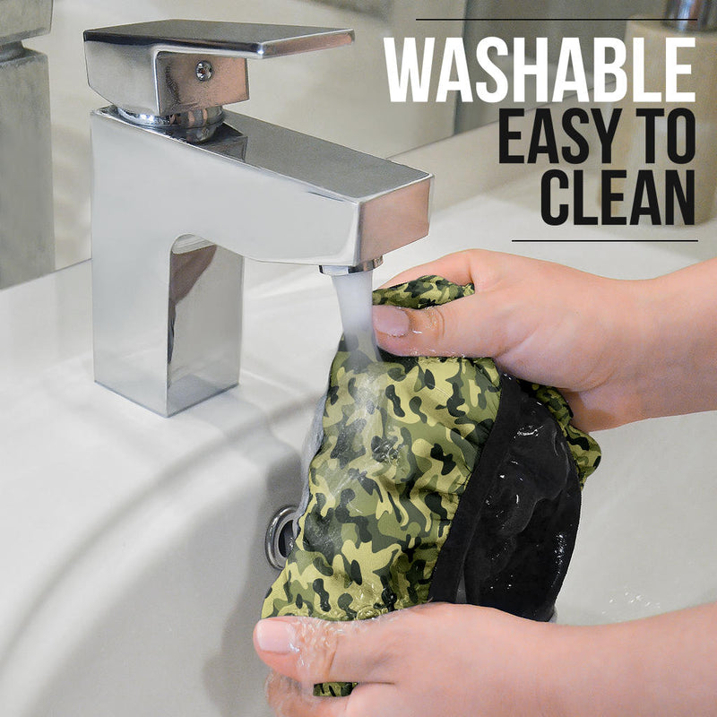 Camouflage Military US Army Green Premium Car Steering Wheel Cover Nearkii