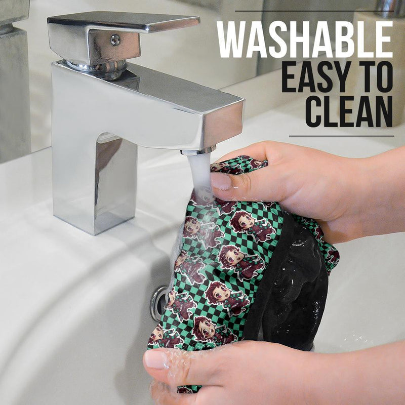 Kamado Tanjiro Demon Slayer Anime Car Steering Wheel Cover 3 Nearkii