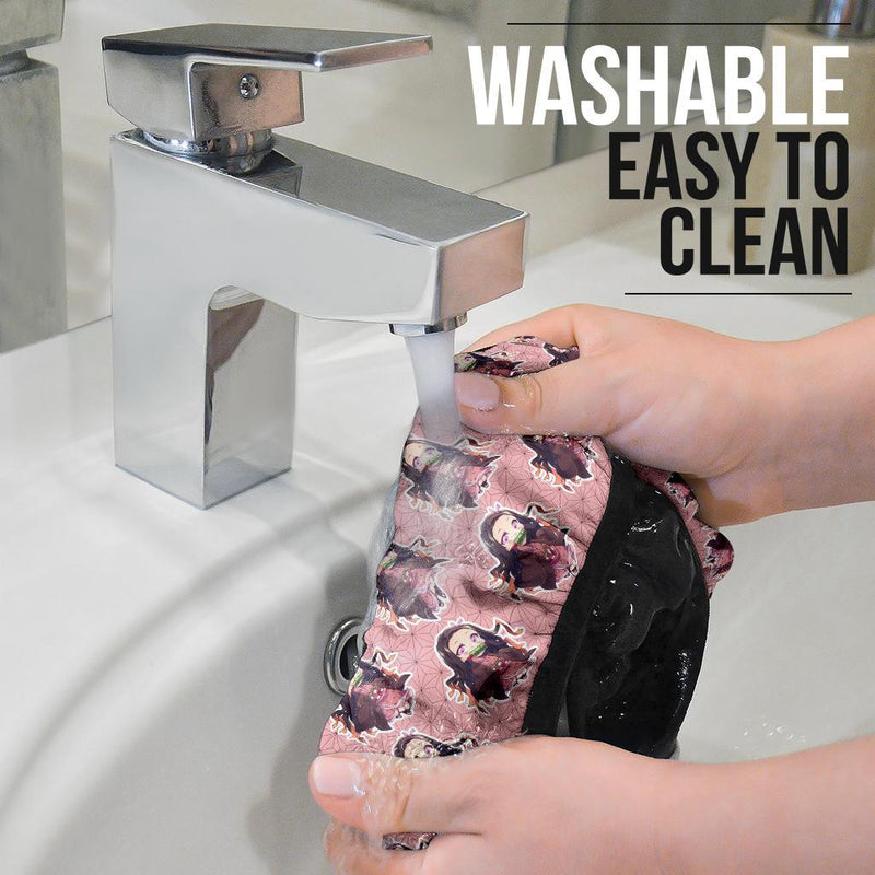 Kamado Nezuko Demon Slayer Anime Car Steering Wheel Cover 4 Nearkii