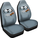 Futurama Bender Premium Custom Car Seat Covers Decor Protector Nearkii