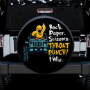 Funny Duck Rock Paper Jeep Car Spare Tire Covers Gift For Campers Nearkii