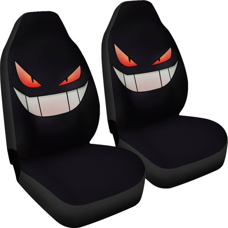 Gengar Face Pokemon Premium Custom Car Seat Covers Decor Protector Nearkii