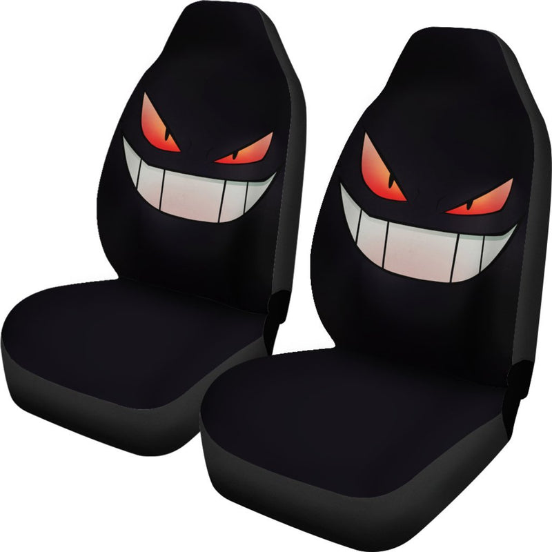 Gengar Face Pokemon Premium Custom Car Seat Covers Decor Protector Nearkii