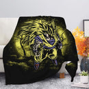 Goku Super Saiyan 3 Dragon Ball Moonlight Premium Blanket Nearkii