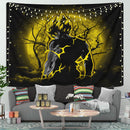 Goku Super Saiyan Moonlight Tapestry Room Decor Nearkii