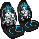 Goku Vegeta Blue Car Premium Custom Car Seat Covers Decor Protectors Nearkii