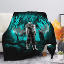 Goku Vegeta Vegito Blue Moonlight Premium Blanket Nearkii