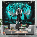 Goku Vegeta Vegito Blue Moonlight Tapestry Room Decor Nearkii