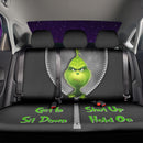 Grinch Zipper Get In Sit Down Shut Up Hold On Funny Car Back Seat Covers Decor Protectors Nearkii