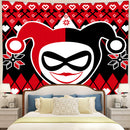 Harley Quinn Christmas Tapestry Room Decor Nearkii