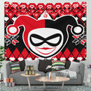 Harley Quinn Christmas Tapestry Room Decor Nearkii