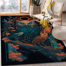 Heart Magical Forest Owls 1 Carpet Rug Home Room Decor Nearkii