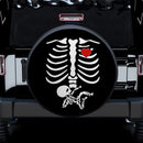 Cute Heart Skull Mom And Jeep Car Spare Tire Cover