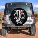 Cute Heart Skull Mom And Jeep Car Spare Tire Cover
