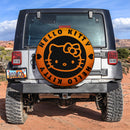 Hello Kitty Orange Jeep Car Spare Tire Cover