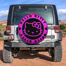 Hello Kitty Pink Jeep Car Spare Tire Cover