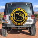 Hello Kitty Yellow Jeep Car Spare Tire Cover