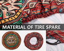 Vintage Jeep Flower Car Spare Tire Cover Gift For Campers Nearkii