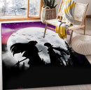 Inuyasha Couple Moon Night Galaxy Rug Carpet Rug Home Room Decor Nearkii